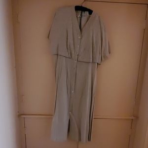 Beige dress by Plaza South size18w